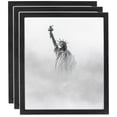 thumbnail image 1 of ArtToFrames 8" x 10" Black Picture Frame, 8x10 inch Black Wood Poster Frame (WOM-4308), 3 Pack, 1 of 7