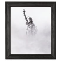 ArtToFrames 8" x 10" Black Picture Frame, 8x10 inch Black Wood Poster Frame (WOM-4386), 1 Pack