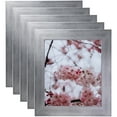 thumbnail image 1 of ArtToFrames 8" x 10" Muted Cold Silver Picture Frame, 8x10 inch Silver MDF Poster Frame (WOM-4677), 5 Pack, 1 of 7