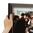 thumbnail image 1 of ArtToFrames 8" x 10" Dark Mahogany Silver Picture Frame, 8x10 inch Multi Wood Poster Frame (WOM-5024), 4 Pack, 1 of 7