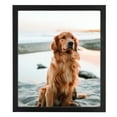 thumbnail image 1 of ArtToFrames 8" x 10" Satin Black Short Picture Frame, 8x10 inch Black Wood Poster Frame (WOM-1416), 1 Pack, 1 of 7