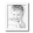 thumbnail image 1 of ArtToFrames 8" x 10" Satin White Picture Frame, 8x10 inch White Wood Poster Frame (WOM-4655), 1 of 5