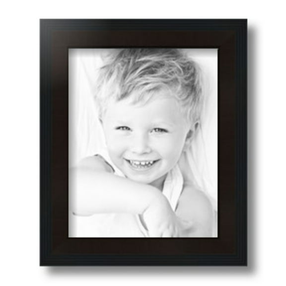 ArtToFrames 8" x 10" Windsor Walnut Picture Frame, 8x10 inch Brown MDF Poster Frame (WOM-4689)
