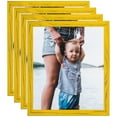 thumbnail image 1 of ArtToFrames 8" x 10" Yellow Picture Frame, 8x10 inch Yellow Wood Poster Frame (WOM-4747), 4 Pack, 1 of 7
