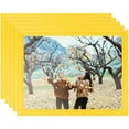 thumbnail image 1 of ArtToFrames 8" x 10" Yellow Stain on Hard Maple Picture Frame, 8x10 inch Yellow Wood Poster Frame (WOM-4265), 5 Pack, 1 of 7