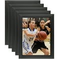 thumbnail image 1 of ArtToFrames 8" x 11" Black Matte Reverse Picture Frame, 8.5x11 inch Black Wood Poster Frame (WOM-4029), 5 Pack, 1 of 7
