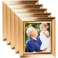 thumbnail image 1 of ArtToFrames 8" x 11" Bronze Picture Frame, 8.5x11 inch Multi Wood Poster Frame (WOM-5026), 5 Pack, 1 of 6