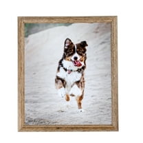 ArtToFrames 8" x 11" Brown Picture Frame, 8.5x11 inch Brown Wood Poster Frame (WOM-4717), 1 Pack