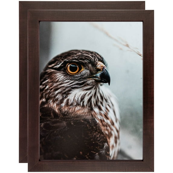 ArtToFrames 8" x 11" Cherry Picture Frame, 8.5x11 inch Red Wood Poster Frame (WOM-4089), 2 Pack
