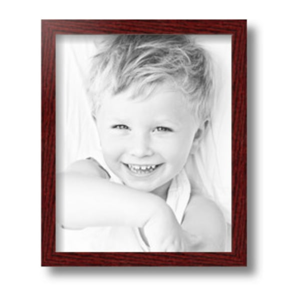 ArtToFrames 8" x 11" Cherry Picture Frame, 8.5x11 inch Red Wood Poster Frame (WOM-4213), 5 Pack