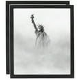 thumbnail image 1 of ArtToFrames 8" x 12" Black Picture Frame, 8x12 inch Black Wood Poster Frame (WOM-4308), 2 Pack, 1 of 7