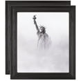 thumbnail image 1 of ArtToFrames 8" x 12" Colonial Onyx Picture Frame, 8x12 inch Black MDF Poster Frame (WOM-4386), 2 Pack, 1 of 7