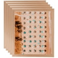 thumbnail image 1 of ArtToFrames 8" x 12" Hard Maple Wood Picture Frame, 8x12 inch Brown Wood Poster Frame (WOM-4879), 5 Pack, 1 of 7