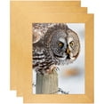 thumbnail image 1 of ArtToFrames 8" x 12" Metallic Gold Picture Frame, 8x12 inch Gold MDF Poster Frame (WOM-4500), 3 Pack, 1 of 8