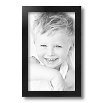 ArtToFrames 8" x 13" Black Picture Frame, 8x13 inch Black Wood Poster Frame (WOM-5141)