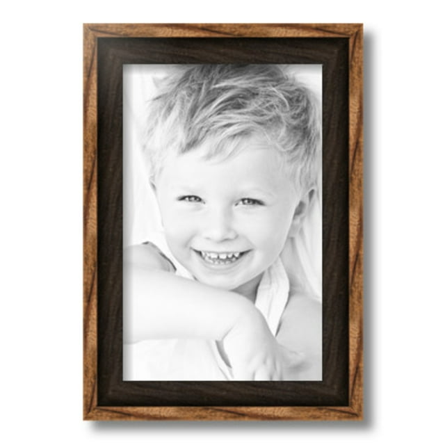 ArtToFrames 8" x 14" 1.75 Charcoal Natural Cap Picture Frame, 8.5x14