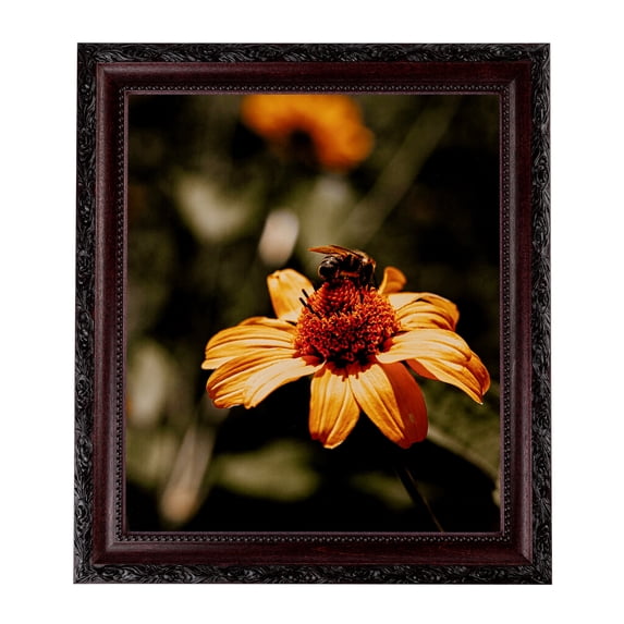 ArtToFrames 8" x 14" Classic Burgundy Picture Frame, 8.5x14 inch Brown Wood Poster Frame (WOM-4927)