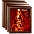 thumbnail image 1 of ArtToFrames 8" x 14" Contrast Walnut Picture Frame, 8.5x14 inch Brown Wood Poster Frame (WOM-4932), 5 Pack, 1 of 7