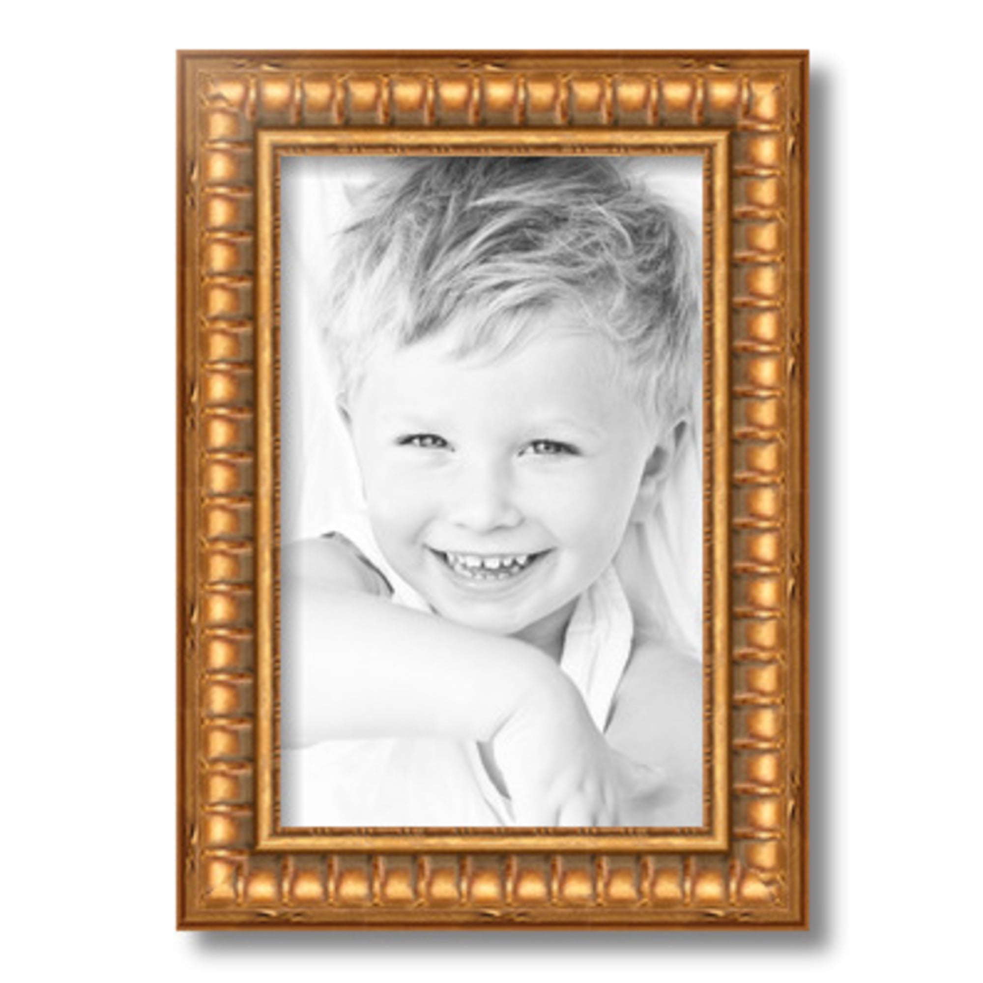 ArtToFrames 8.5x14 Inch Grey & Black Picture Frame – MDF With Regular Glass, 1.25" Wide, Sawtooth Hanger
