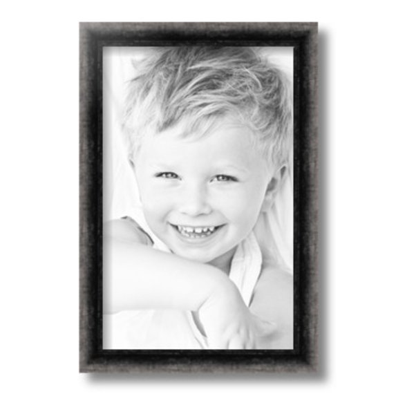ArtToFrames 8" x 14" Gray Picture Frame, 8.5x14 inch Gray Wood Poster Frame (WOM-4828), 3 Pack