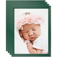 thumbnail image 1 of ArtToFrames 8" x 14" Green Picture Frame, 8.5x14 inch Green Wood Poster Frame (WOM-4157), 4 Pack, 1 of 7