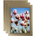 thumbnail image 1 of ArtToFrames 8" x 14" Metallic Gold with Ornate Detail Picture Frame, 8.5x14 inch Gold Wood Poster Frame (WOM-4576), 3 Pack, 1 of 7