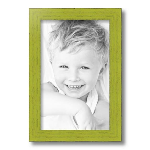 ArtToFrames 8" x 14" Modern Green Picture Frame, 8.5x14 inch Green Wood Poster Frame (WOM-4589), 5 Pack