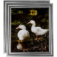thumbnail image 1 of ArtToFrames 8" x 14" Muted Cold Silver Picture Frame, 8.5x14 inch Silver MDF Poster Frame (WOM-4682), 2 Pack, 1 of 6