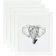 thumbnail image 1 of ArtToFrames 8" x 14" Soft White Picture Frame, 8.5x14 inch White MDF Poster Frame (WOM-5179), 4 Pack, 1 of 7