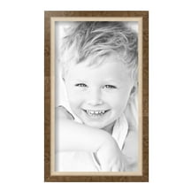 ArtToFrames 8" x 14" Taupe with Silver Lip Picture Frame, 8x14 inch Multi Wood Poster Frame (WOM-4986), Pack