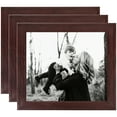 thumbnail image 1 of ArtToFrames 8" x 20" Cherry Picture Frame, 8x20 inch Red Wood Poster Frame (WOM-4334), 3 Pack, 1 of 7