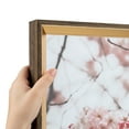 thumbnail image 1 of ArtToFrames 8" x 20" Gold And Stained Brown Picture Frame, 8x20 inch Gold Wood Poster Frame (WOM-4766), 1 of 1