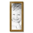thumbnail image 1 of ArtToFrames 8" x 20" Gold Step Picture Frame, 8x20 inch Gold Wood Poster Frame (WOM-4548), 1 of 5