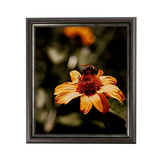 ArtToFrames 8" x 20" Grey and Black Picture Frame, 8x20 inch Gray MDF Poster Frame (WOM-4448), 1 Pack