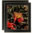 thumbnail image 1 of ArtToFrames 8" x 20" Honors Black with Gold Picture Frame, 8x20 inch Black Wood Poster Frame (WOM-5158), 2 Pack, 1 of 6