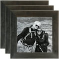 thumbnail image 1 of ArtToFrames 8" x 20" Real Reclaimed Charcoal Barnwood Picture Frame, 8x20 inch Black Wood Poster Frame (WOM-4815), 3 Pack, 1 of 8