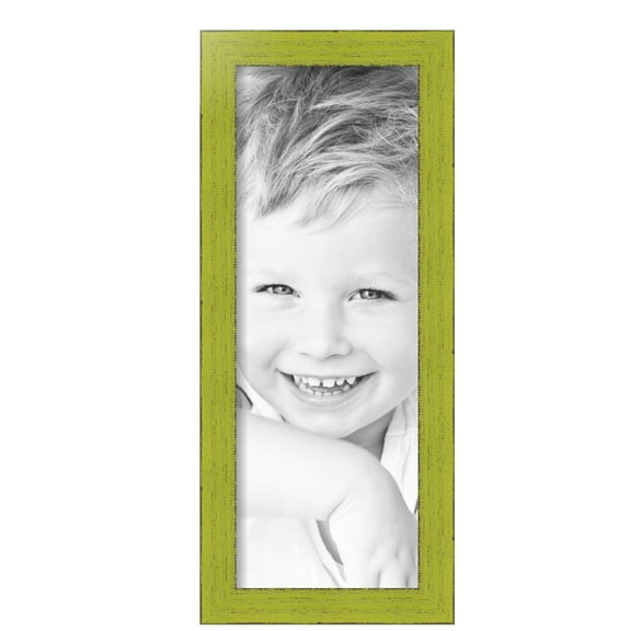 ArtToFrames 8" x 22" Modern Green Picture Frame, 8x22 inch Green Wood Poster Frame (WOM-4589),  Pack