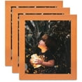 thumbnail image 1 of ArtToFrames 8" x 22" Orange Picture Frame, 8x22 inch Red Wood Poster Frame (WOM-4607), 3 Pack, 1 of 7