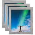 thumbnail image 1 of ArtToFrames 8" x 26" Winter White Barnwood 1.5 Inch Picture Frame, 8x26 inch Brown MDF Poster Frame (WOM-4661), 3 Pack, 1 of 7