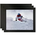 thumbnail image 1 of ArtToFrames 8" x 27" Black Stain Picture Frame, 8x27 inch Black Wood Poster Frame (WOM-4088), 3 Pack, 1 of 8