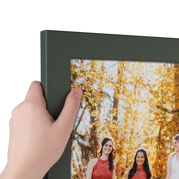 ArtToFrames 8" x 27" Fern Green Picture Frame, 8x27 inch Green MDF Poster Frame (WOM-5359), Pack