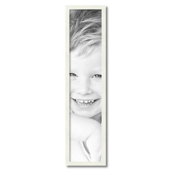 ArtToFrames 8" x 36" White Picture Frame, 8x36 inch White Wood Poster Frame (WOM-5138)