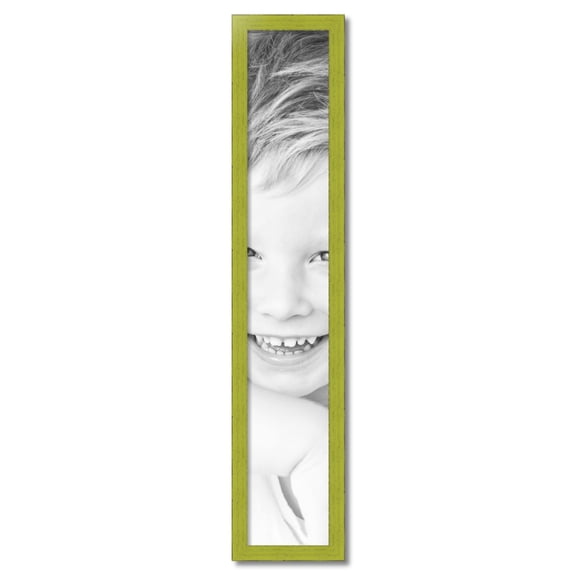 ArtToFrames 8" x 48" Modern Green Picture Frame, 8x48 inch Green Wood Poster Frame (WOM-4589)