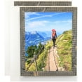 thumbnail image 1 of ArtToFrames 8" x 48" Winter White Barnwood 1.5 Inch Picture Frame, 8x48 inch Brown MDF Poster Frame (WOM-4661), 2 Pack, 1 of 5