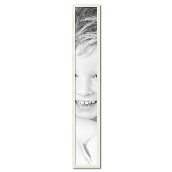 ArtToFrames 8" x 54" White Picture Frame, 8x54 inch White Wood Poster Frame (WOM-5138)