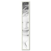 ArtToFrames 8" x 56" White Picture Frame, 8x56 inch White Wood Poster Frame (WOM-5140)