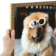 thumbnail image 1 of ArtToFrames 8" x 8" Gold Leaf with Bead Compo Picture Frame, 8x8 inch Gold Wood Poster Frame (WOM-4761), 1 Pack, 1 of 8