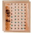 thumbnail image 1 of ArtToFrames 8" x 8" Hard Maple Wood Picture Frame, 8x8 inch Brown Wood Poster Frame (WOM-4879), 2 Pack, 1 of 7