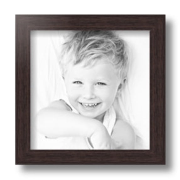 ArtToFrames 8" x 8" Verlinga Brown Picture Frame, 8x8 inch Brown Wood Poster Frame (WOM-4656), 1 Pack