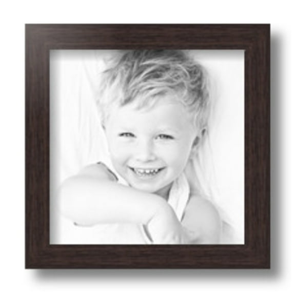 ArtToFrames 8" x 8" Verlinga Brown Picture Frame, 8x8 inch Brown Wood Poster Frame (WOM-4656), 1 Pack